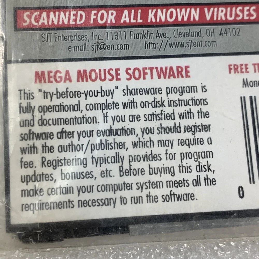 Hexis Computer Game, Mega Mouse Software, Floppy Disc, IBM &‎ Windows, Vintage
